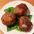 フルーリストゥ's cooksnap of when they made しゃぶしゃぶ用の牛肉で！肉巻きおにぎり.