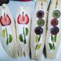 makichaki's cooksnap of when they made チューリップのフルーツサンド.