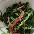 たいがちん's cooksnap of when they made ぱぱっともう一品！三つ葉と蒲鉾のごま和え.