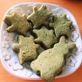 うさくま☆'s cooksnap of when they made 米粉の抹茶クッキー(卵不使用).