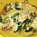 ブランシュkuu's cooksnap of when they made 油揚げとニラの卵とじ.