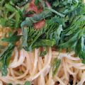 お絹タン's cooksnap of when they made 濃厚明太子クリームパスタ.