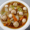 ライオンのモンちゃん's cooksnap of when they made 肉団子と白菜の中華炒め.