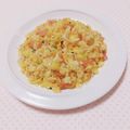 まあまま☆0403's cooksnap of when they made 昔懐かしいネギとじゃこの焼き飯.