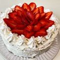 えいmama♡'s cooksnap of when they made 苺ショートケーキ＊18ｃｍクリスマス♪.