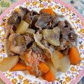 チロチロル's cooksnap of when they made 簡単 和食！ 牛肉と 大根 人参の煮物.
