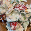 AOARA's cooksnap of when they made トマトときゅうりツナチーズマヨ和え.