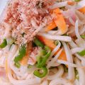 KAORULALA's cooksnap of when they made 白だしで♪ランチに簡単焼うどん.