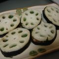 amicha's cooksnap of when they made れんこんの納豆はさみ　大葉も入れちゃう♪.