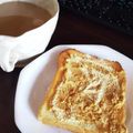 みゅう様だ's cooksnap of when they made 幸せトースト♡ピーナツバター黒蜜きなこ.