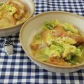 みかかめ's cooksnap of when they made あぶら麩とキャベツの卵とじ.
