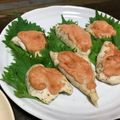 クロ８５'s cooksnap of when they made ささみの明太マヨ焼き.