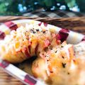 ウマし's cooksnap of when they made ベーコンサンド★ハッセルバックポテト.