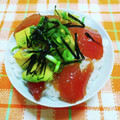 ﾁｲﾁｬﾝﾏﾏ's cooksnap of when they made 【 我が家の簡単♪まぐろの漬け丼 】.