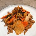 けいけいりー's cooksnap of when they made 美味すぎる豚キムチ炒め☜.