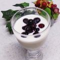 Dellaたん's cooksnap of when they made ヨーグルトシェイクにブルーベリーon！.
