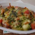 airkiss's cooksnap of when they made とろ～り✿キノコとポテトのバジルグラタン.