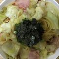 かおり♡♡♡'s cooksnap of when they made キャベツとベーコンの和風パスタ.