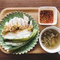 shupochan's cooksnap of when they made 炊飯器で簡単カオマンガイ！.