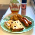 かっちゃん杉's cooksnap of when they made 朝食メープルシロップ✨甘塩っぱいトースト.