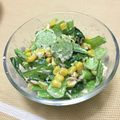 フジぽん's cooksnap of when they made 小松菜コーンシーチキン(^-^)v.
