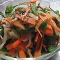 クックVVO8Y4☆'s cooksnap of when they made ピーマン・にんじん・もやしの塩昆布和え.