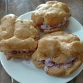 せねふみ's cooksnap of when they made 米粉シュークリーム①（乳・小麦なし）.