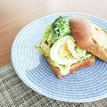 さぁさ52's cooksnap of when they made 海老とブロッコリーサラダサンド.
