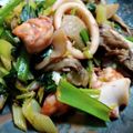 ryin☆'s cooksnap of when they made イカと小松菜のバター醤油炒め.