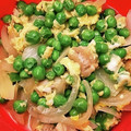 クックVQX4HG☆'s cooksnap of when they made えんどう豆と新玉ねぎの卵とじ.