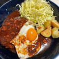 xMARILYNx's cooksnap of when they made 簡単☆ふわふわ♡基本の絶品ハンバーグ.