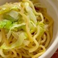 MULA's cooksnap of when they made 適当！焼きそば麺アレンジ！油そば〜♪.