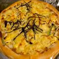 ピンクのカッパ's cooksnap of when they made 白ネギ農家のピザ～ツナマヨソース.