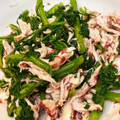 おかんのだいどころ's cooksnap of when they made 春菊とささみの簡単梅肉和え.