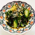 あっこ姉's cooksnap of when they made 簡単！きゅうりとわかめ・ちりめんの酢の物.