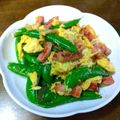 テル238's cooksnap of when they made スナップえんどうのふわたまソテー.
