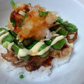 こころcocoro's cooksnap of when they made カリカリ豚としし唐のおろしマヨ丼♪.