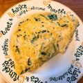 ☆コムギ☆'s cooksnap of when they made ハムとほうれん草の豆腐入りオムレツ.