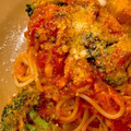 lapin22's cooksnap of when they made さば缶使いの簡単トマトソースパスタ.