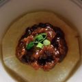 Galão's cooksnap of when they made めちゃめちゃうまい！肉味噌の風呂吹き大根.