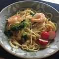 jaimemilou's cooksnap of when they made ラディッシュの葉のペペロンチーノ.