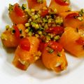 バウンド's cooksnap of when they made パーティーに☆半熟うずらのサーモン包み.
