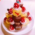 dada_kana★'s cooksnap of when they made キッズ大喜び☆簡単ロールケーキタワー.