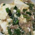 ヨシヨッシー's cooksnap of when they made ニラたっぷり旨辛麻婆豆腐.