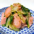 まゆＳＫ's cooksnap of when they made ソーセージとセロリ葉っぱのエスニック金平.