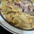 わかぞ～'s cooksnap of when they made アルザス風豚肉、キャベツとリンゴの煮込み.