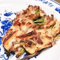 mint's cooksnap of when they made ちょっと不思議な食べ物♪うどん餃子ニラ編.
