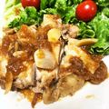 減塩パパ's cooksnap of when they made 簡単★鶏もも照焼きにんにくソースがらめ♥.