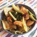 Eire's cooksnap of when they made チンゲン菜と鶏胸肉の和風餡仕立て.