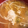 美貴姉's cooksnap of when they made 冷凍えのきともやしの味噌汁.